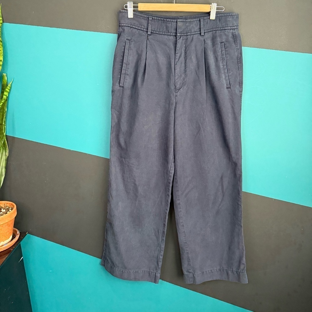 Everlane Women's Navy Trousers